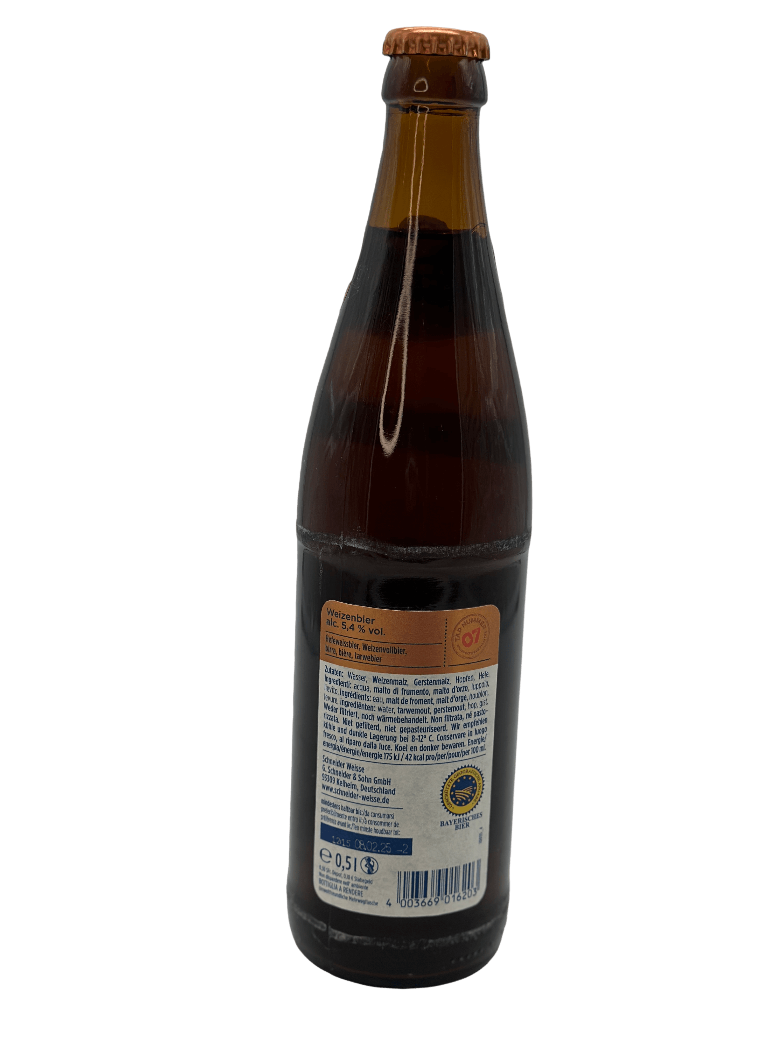 Schneider Weisse Original Weißbier 20 x 0.5l Glas