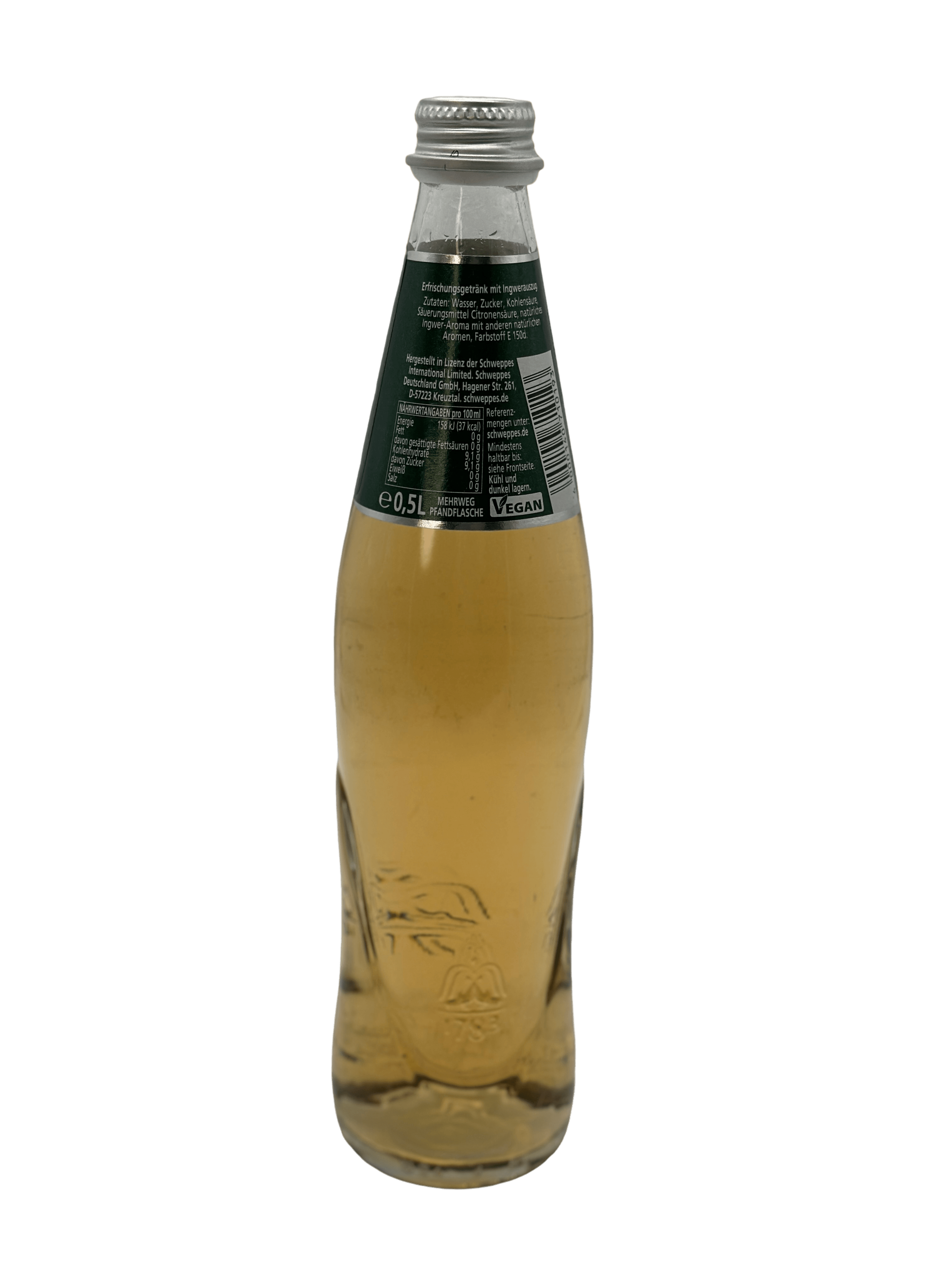 Schweppes American Ginger Ale 10 x 0.5l Glas