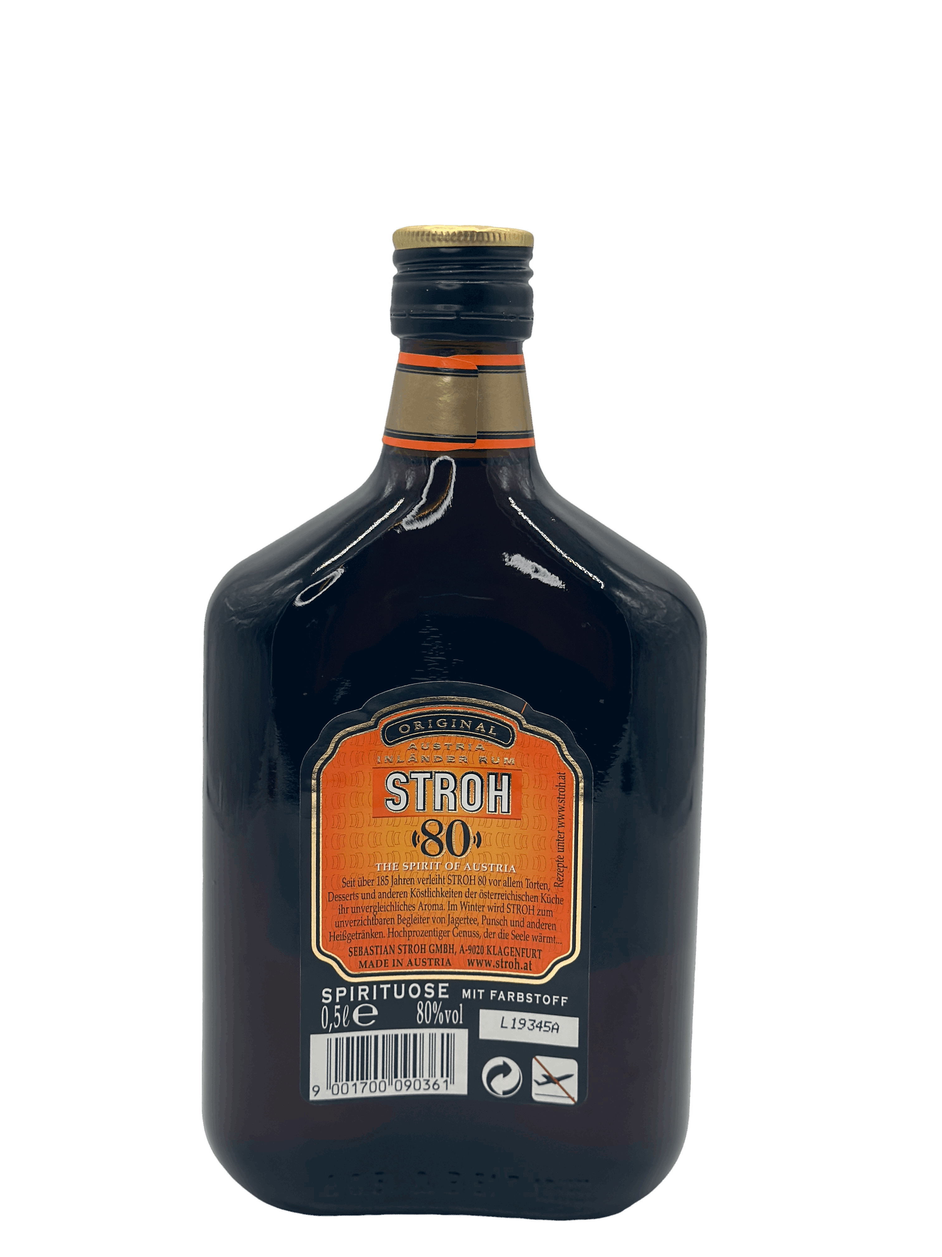 Austria Inländer Rum Stroh 80 0.5l Glas