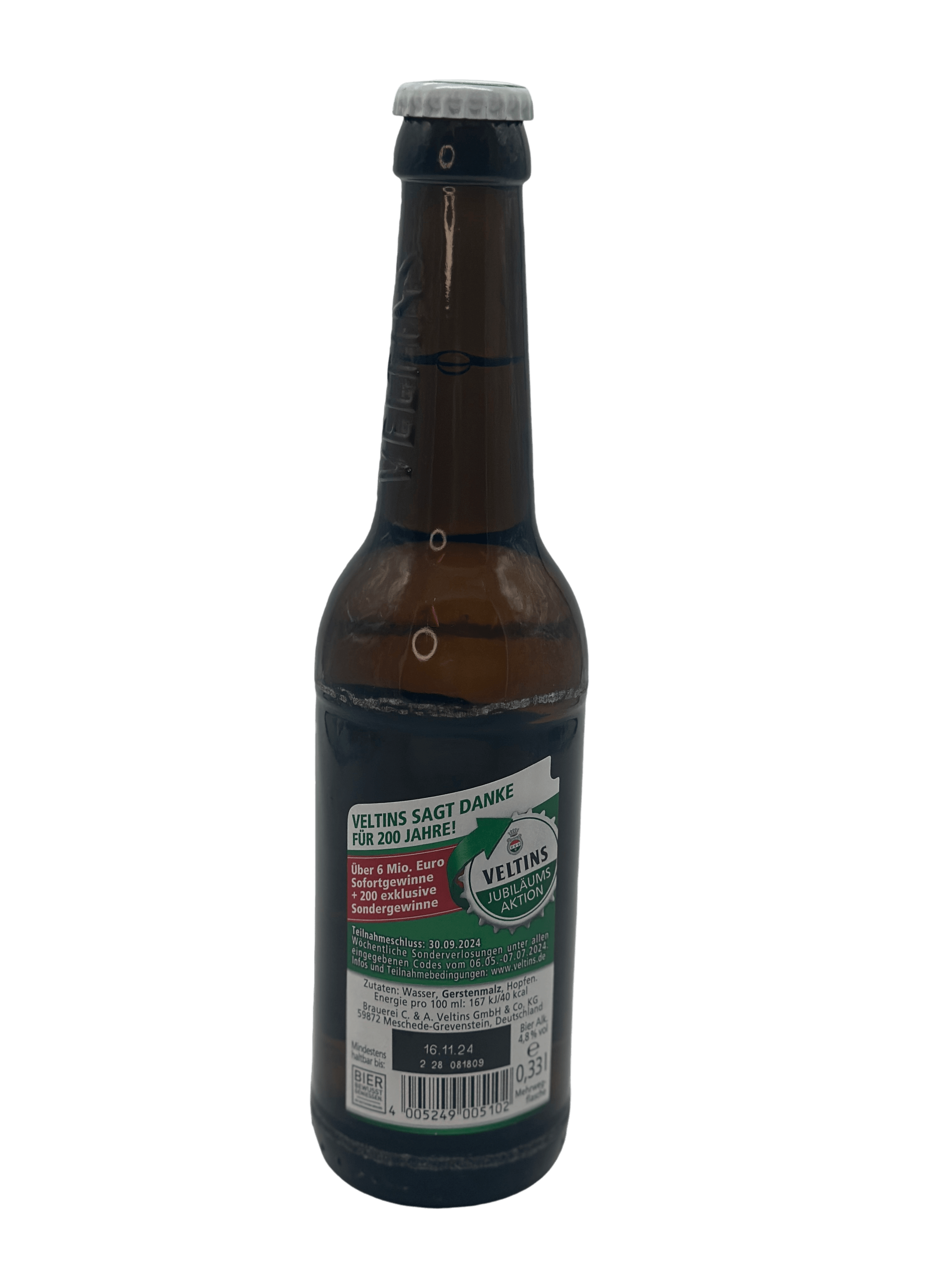 Veltins Pilsener 24 x 0.33l Glas