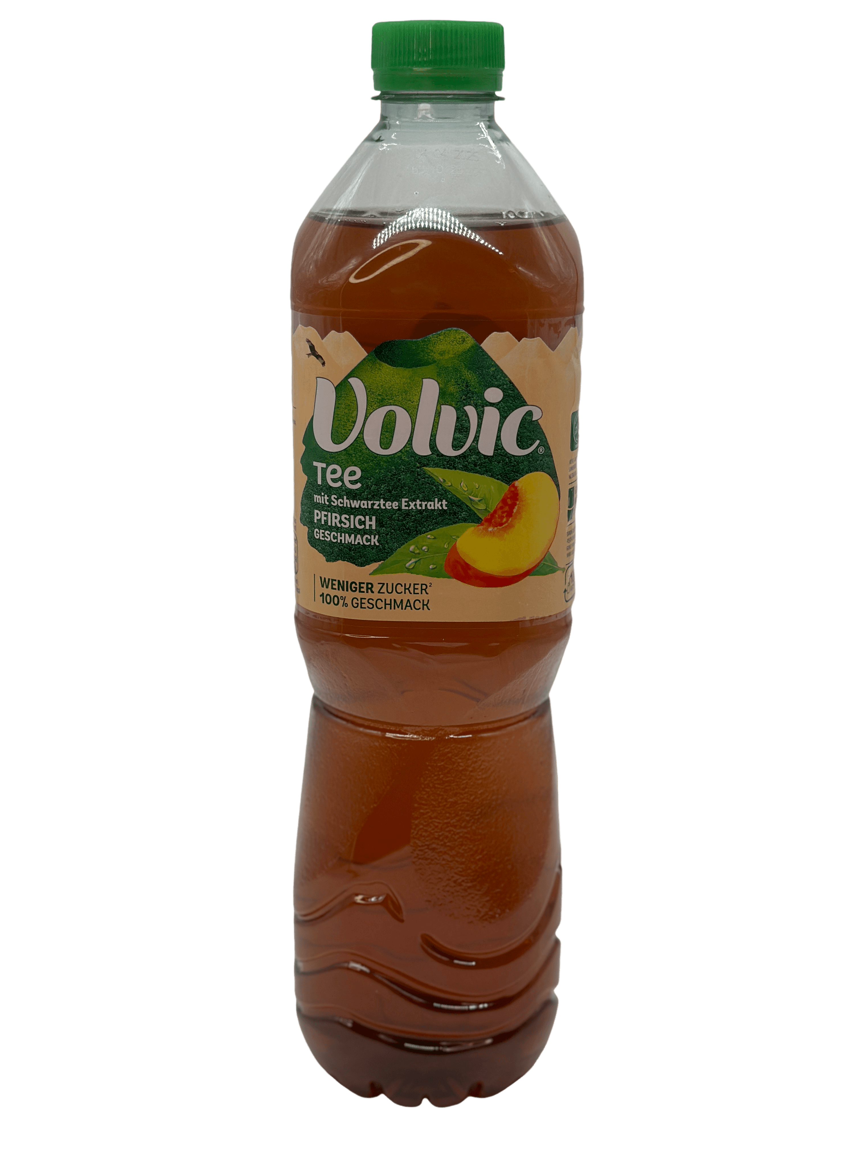 Volvic Tee Schwarztee Extrakt Pfirsich Geschmack 6 x 1.5l PET
