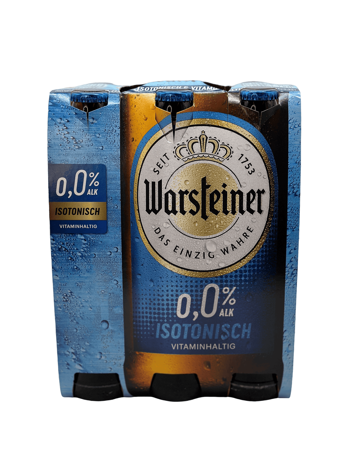 Warsteiner 0.0% Alk Isotonisch 6 x 0.33l Glas